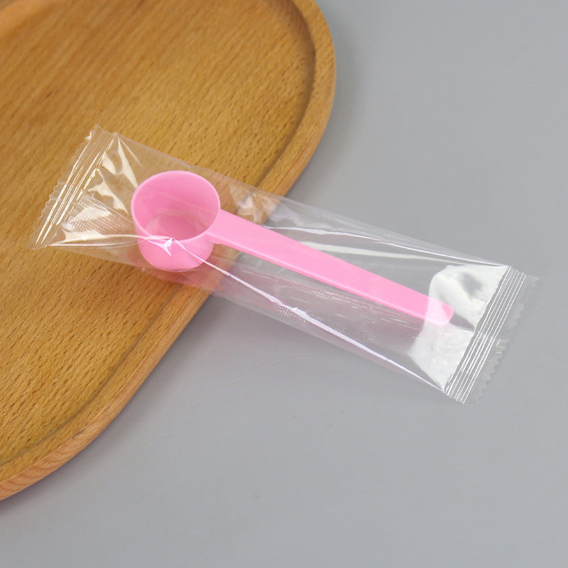 Plastic measuring spoon 10ml for facial mask powder 5g water 10g chemical fertilizer and pesticide powder measuring spoon individually packaged