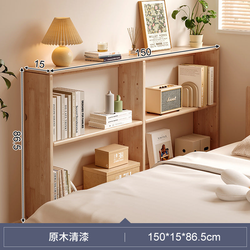 Solid wood bedside shelf, bedside gap, bedside crack, long cabinet against the wall, narrow frame behind the sofa, storage cabinet, storage