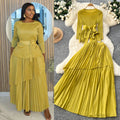 fashion style miyake pleated tie back waist asymmetrical hem pleated tops pleated skirt suit for women