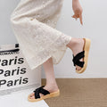 New platform sandals for women - summer outdoor wear, xishuangbanna bohemian style, hemp, beach-friendly, versatile sandals