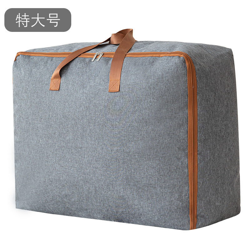 Quilt storage bag, large-capacity moving bag, quilt, clothing sorting artifact, thickened luggage travel bag