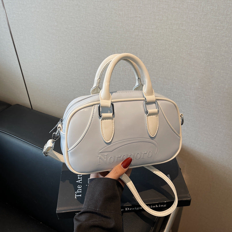 Retro fashion foreign style handbag women's 2025 summer new textured small square bag personalized shoulder messenger bag women