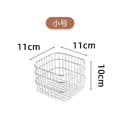 304 stainless steel storage basket - home desktop organizer, feeding station, snack rack, multi-purpose storage