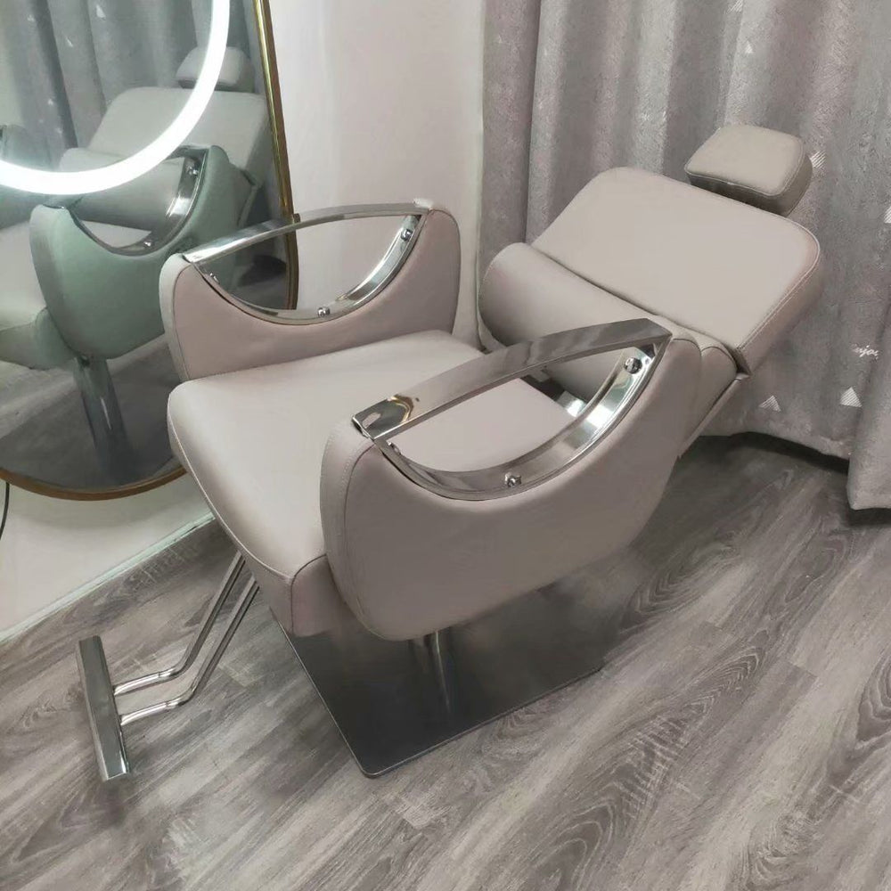 Barber shop chair can be reclined and lifted classypopular hairdressing chair hair salon special shaving lounge chair barber chair
