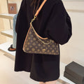 accessible luxury retro old flower crescent women's 2025 new trendy large capacity commuter versatile shoulder crossbody bag wholesale