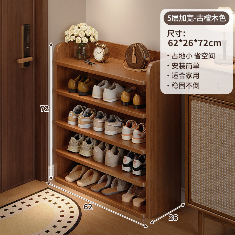 Shoe rack, multi-layer simple small and narrow rental house at the entrance of the home, rental good things 2025 new indoor shoe cabinet