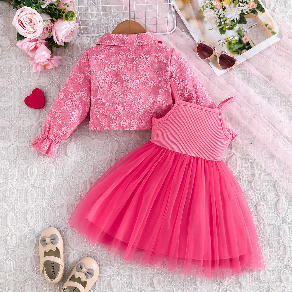 25 years of european and american new arrivals: trendy heart-embellished outerwear tops + camisole dresses - hot-selling cross-border products for girls