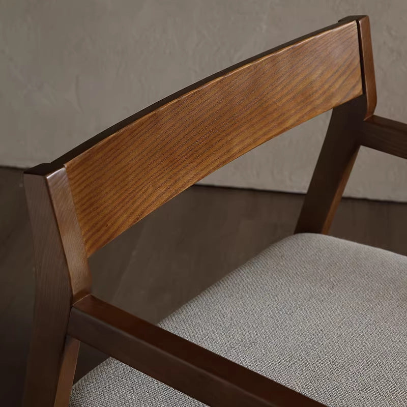 Nordic single sofa chair modern living room tech fabric leisure chair designer chair balcony japanese style solid wood sofa
