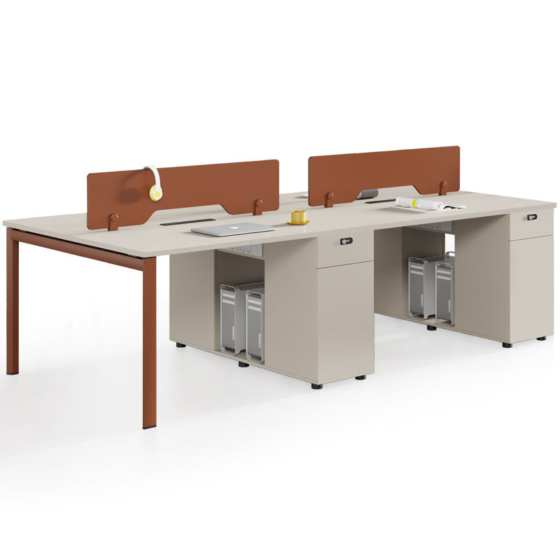 Saint li staff table and chair combination desk employee slot four-person slot furniture 4 card slots 2 casual modern office