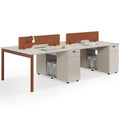 Saint li staff table and chair combination desk employee slot four-person slot furniture 4 card slots 2 casual modern office work