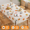 Waterproof and oil-proof pvc tablecloth, easy to clean, heat-resistant, soft glass dining table mat, light luxury high-end coffee table pad, tabletop cloth