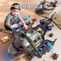 Extra-large helicopter military transport plane early education story machine children's alloy inertia car boy's toy