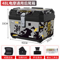 48l [gray 318] + backrest ((shock-absorbing base plate + foam lining + comfortable backrest + screw tool kit))