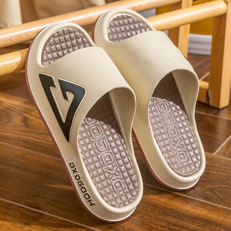 Big kids' slippers - summer boys' anti-slip house slippers, trendy indoor/outdoor kids' sandals