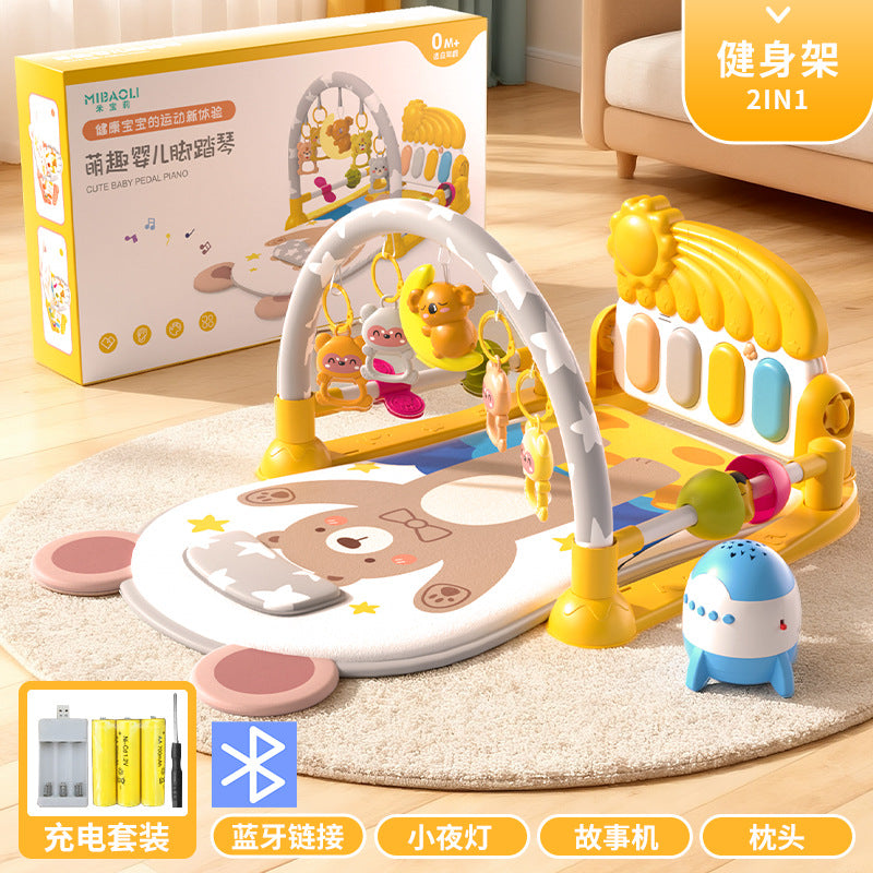 Pedal piano baby fitness stand newborn toddler 0-1 years old early education educational toys baby meeting gift