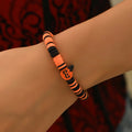 Halloween polymer clay bracelet wholesale fashion cross-border jewelry new funny dark style ghost skull handmade bracelet