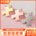 Factory direct clover-shaped massage facial roller - metal scraping tool for face, eye, and neck lifting - wholesale