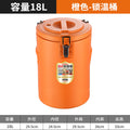 304 stainless steel insulated bucket, special soy milk bucket for stalls, outdoor camping style cold ice bucket, commercial large soup bucket