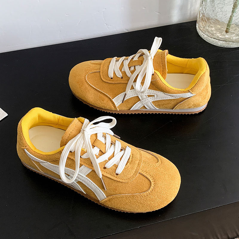 2026 german army trainers (gats) women's versatile new spring/autumn retro agnes flats - slimming casual sneakers