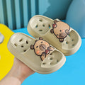 Slippers kidsbath bathroom slippers summer boys and girls cut out leaky non-smelly feet indoor for home soft bottom sandals