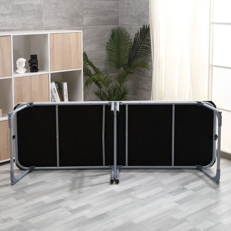 Folding bed board type single person home adult lunch break bed office nap bed simple hard board bed accompanying support