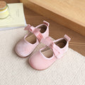 Vancahao girls' korean style princess shoes,  spring new collection, children's bowknot leather shoes, stylish baby flats