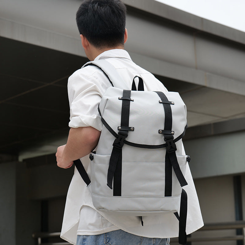 New men's fashion and simplicity travel backpack casual computer outdoor backpack middle school student backpack
