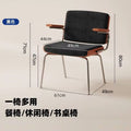 Designer vintage single balcony leisure chair nordic dining chair for home casual living room backrest armrest sofa chair