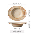 9.5inch denim bowl-matte yellow