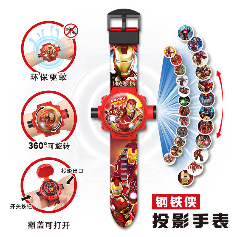 Kids' toy zero mosquito repellent bracelet ultraman kindergarten kuromi boy girl electronic projection watch
