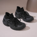 2025 new versatile trendy casual sports running shoes - soft flat sole, non-slip, flyknit sock style, breathable mesh women's shoes