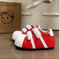 2026spring & fallflats hidden heel agar shoes big toe ugly cute bread casual shoes women's velcro sports german training shoes