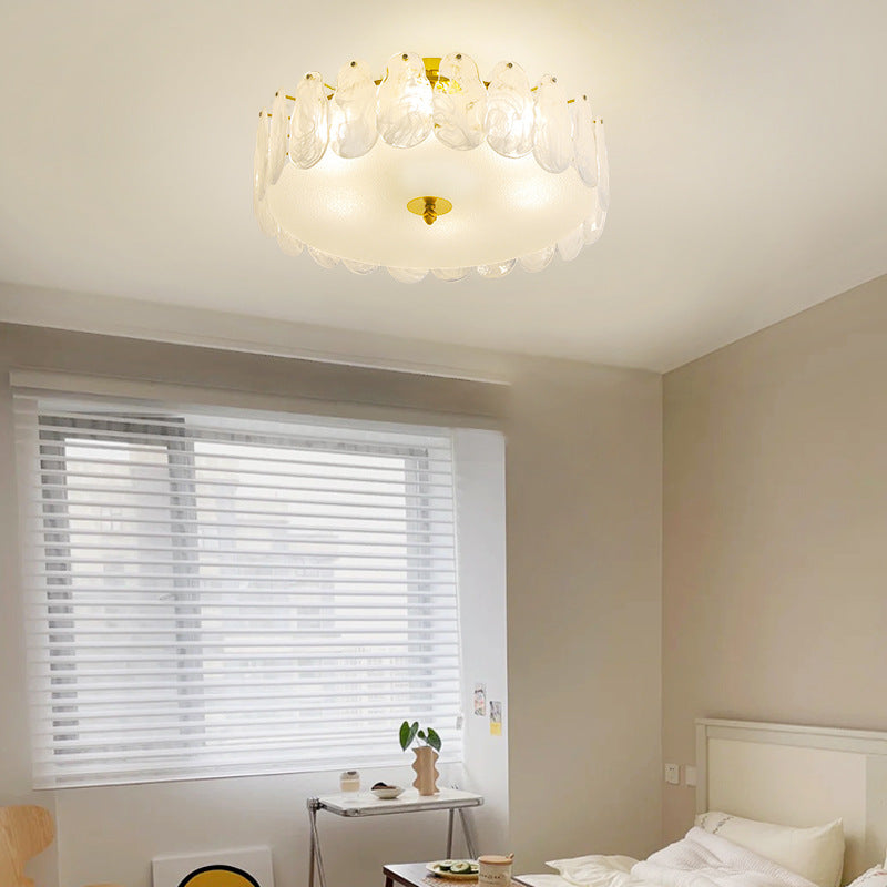 Bedroom light French light luxury cloud crystal lamp new simple now Guangdong Zhongshan Lighting Flagship Store