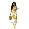 Amazon european and american romantic vacation long slip dress -  summer new arrival - slimming and figure-flattering