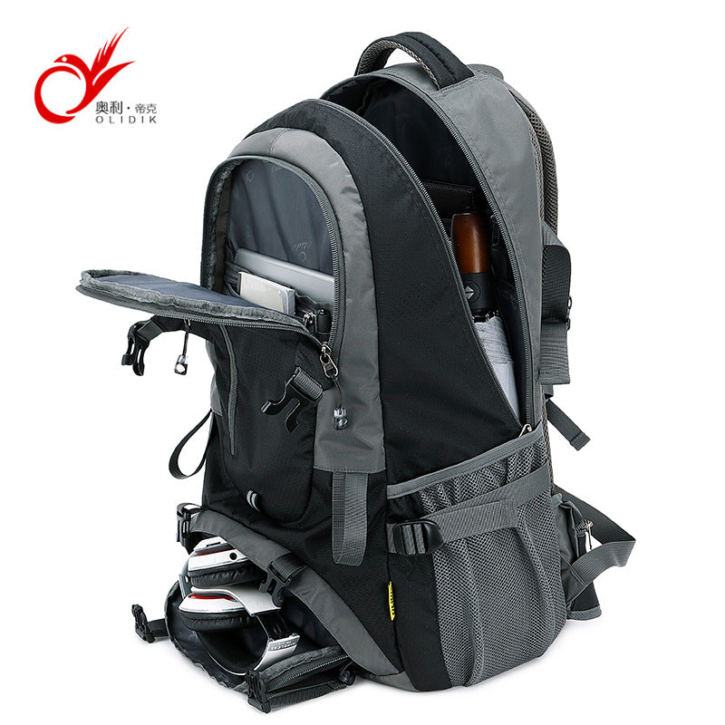 Outdoor hiking bag hiking backpack men and women 40 liters large capacity lightweight business trip leisure travel backpack