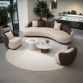 Luxury-style hotel lobby office lounge area reception sofa beauty salon hallway meeting reception curved sofa