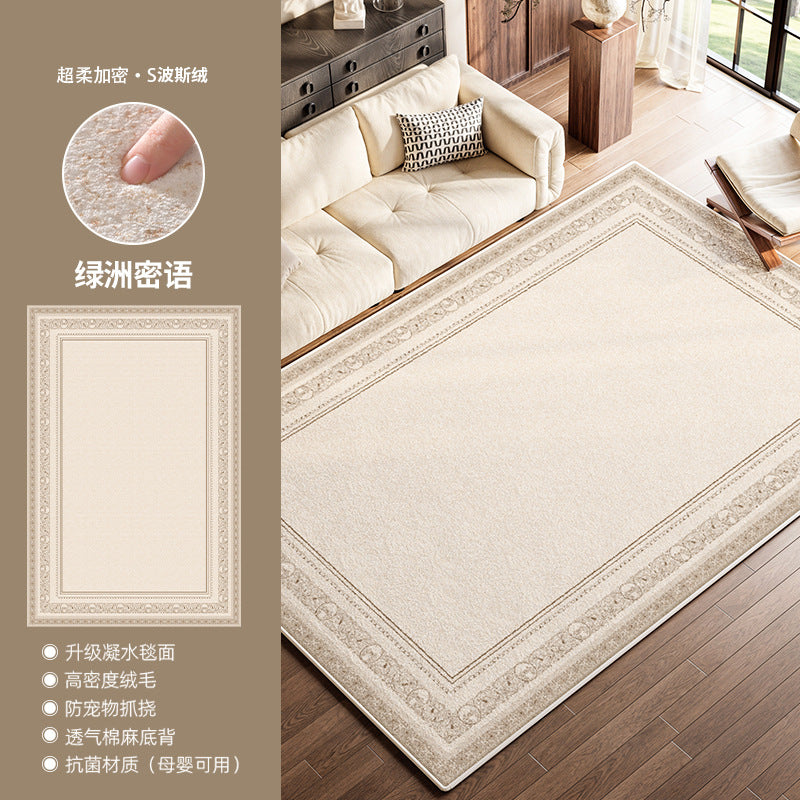 Distributed carpet living room bedroom  new style accessible luxury high-end modern simple bedside no-wash, wipeable and no maintenance
