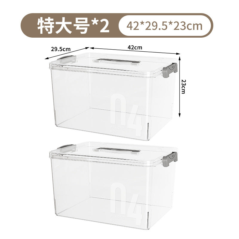 Household storage box Large cosmetics sundries storage box Thickened plastic bed bottom storage box Factory wholesale