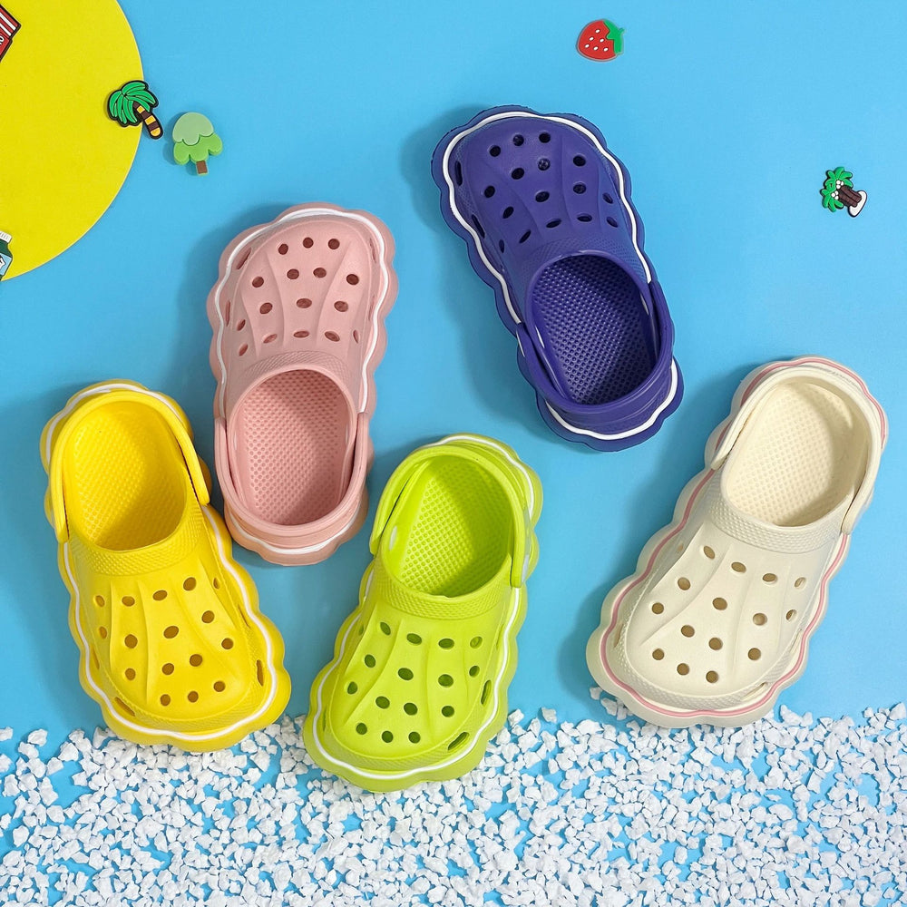 Eva ultra-light toe cap clogs girls slippers women's summer comfortable outer wear non-slip deodorizing filter baby boys shoes students