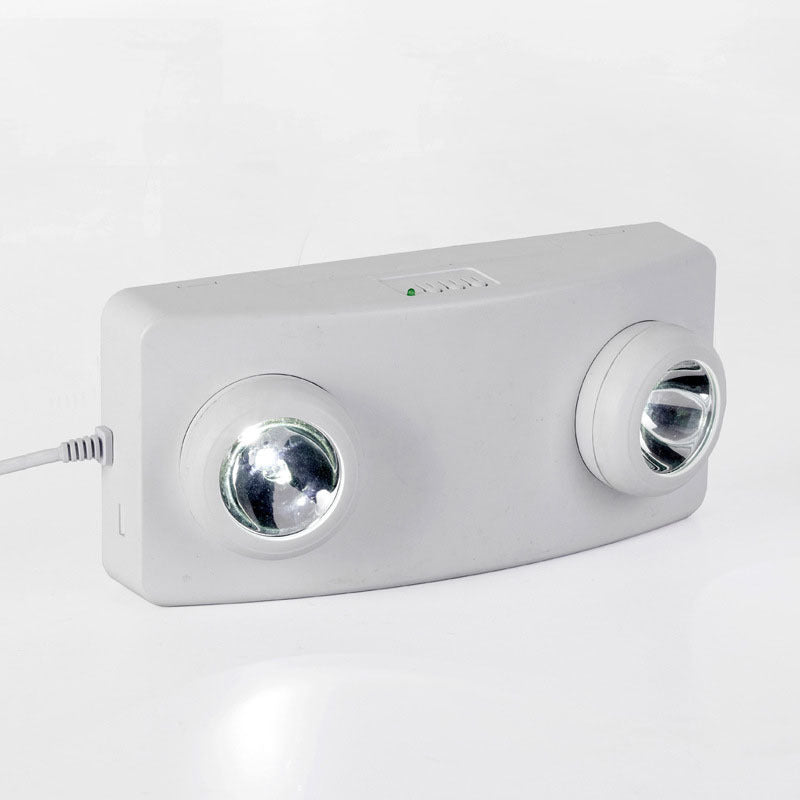 Cross-border LED fire emergency light Wall-mounted double-head light Shopping mall corridor bright flame retardant  emergency lighting