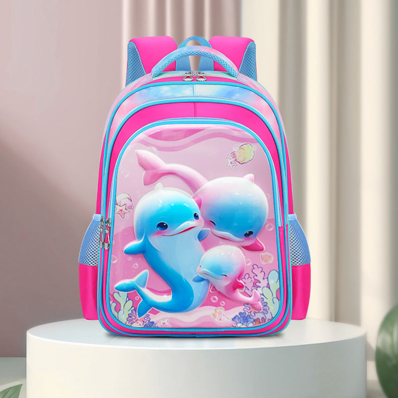 New arrival: elementary school backpack for grades 3-6 - cartoon design, lightweight, cute, and ready to ship!