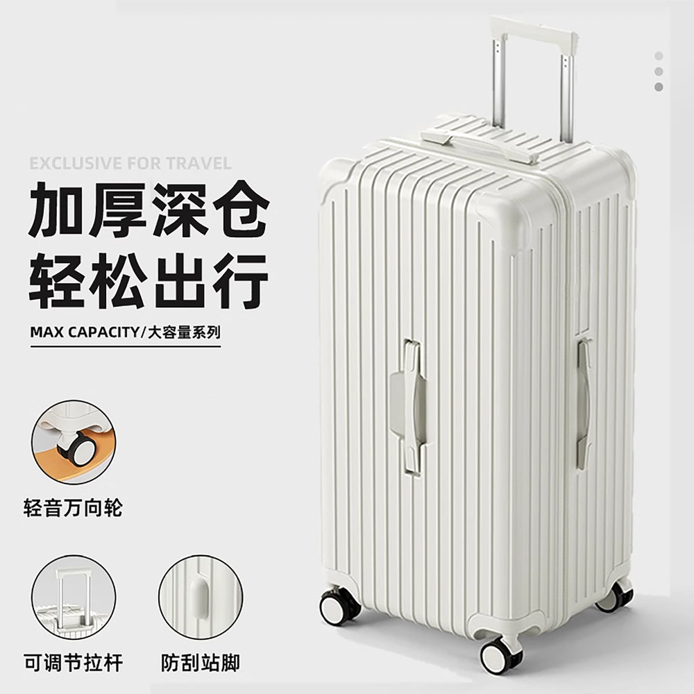 Large capacity luggage suitcase women 2025new arrival student multifunctional thickened trolley case suitcase 28inch men password box