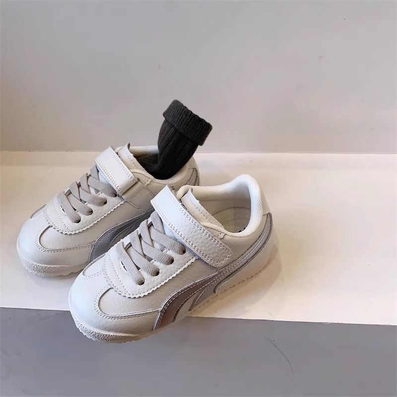K-stylekids sneakers  spring & fall new arrival boys retro german training shoes velcro girl casual forrest gump shoes