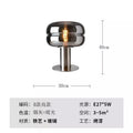 Modern minimalist glass table lamp - bedroom bedside lamp - designer high-end nordic style - living room, study, decorative home & hotel lighting