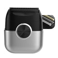 Portable mini electric shaver reciprocating magnetic floating 4-blade head men's portable washable razor - cross-border