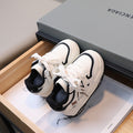 Clearance sale: korean style cartoon anti-slip casual shoes for boys and girls - trendy white sneakers for toddlers and young children