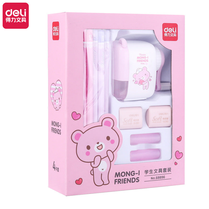 Deli 68896 Stationery Set Primary School Season Stationery Gift Pack June 1st Children's Day Prizes Gift Box Gift