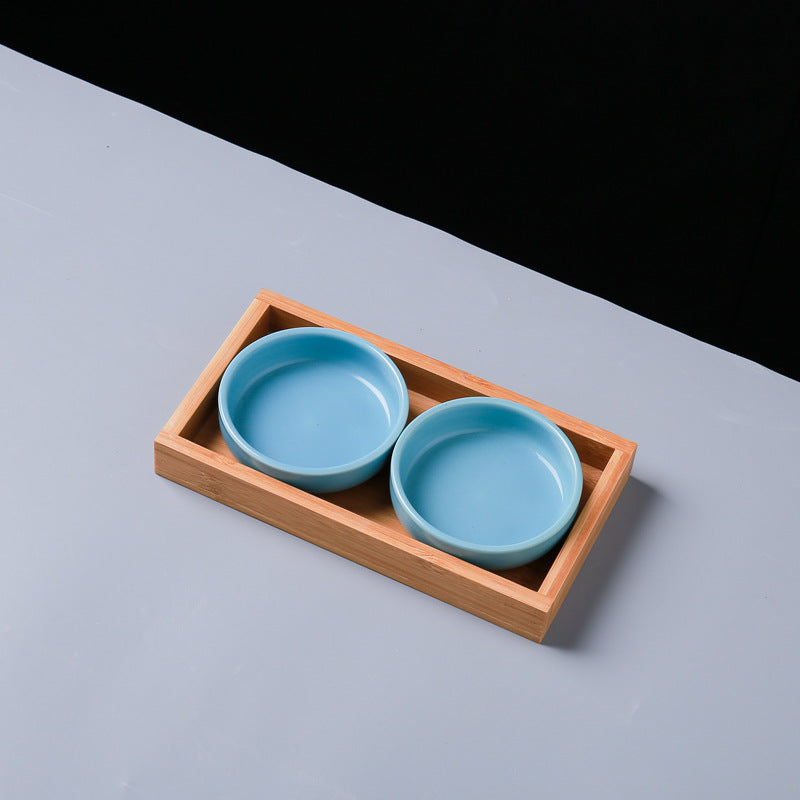 Flavor plate combination ceramic seasoning plate sauce small plate for home cold dish plate snack plate tray wholesale food grade