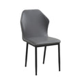 Source factory manufacturer wholesale italian normcore dining chair for home carbon steel restaurant hotel chair office reception chair