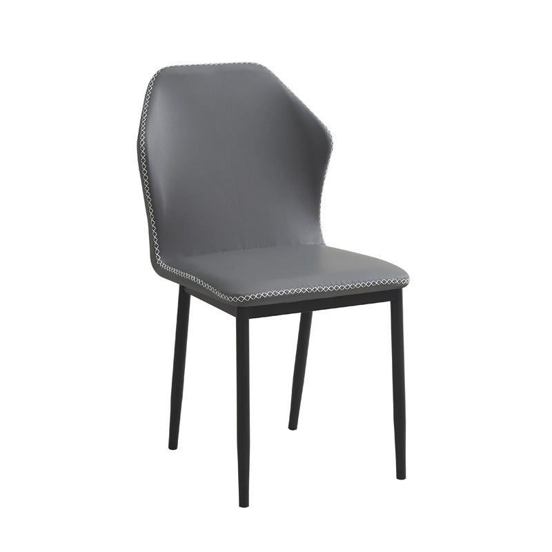 Source factory manufacturer wholesale italian normcore dining chair for home carbon steel restaurant hotel chair office reception chair